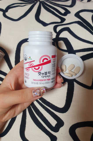 비타맘 컷앤블럭 식욕억제제 탄수화물차단제 칼로리컷팅제 HCA — 5점을 준 리뷰어가 2020년 6월 올린 사용 사진