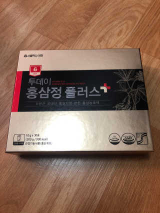 서울약사신협_투데이홍삼정플러스스틱_10g x 30포 — 5점을 준 리뷰어가 2020년 11월 올린 사용 사진
