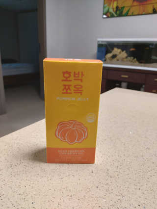 조은약초 국산 늙은 호박즙 호박쪼옥 젤리 20g x 15포 — 5점을 준 리뷰어가 2020년 7월 올린 사용 사진