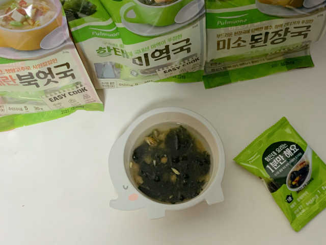 [풀무원] 상온국블럭 3종 리뷰 사진