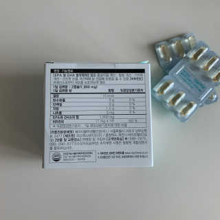 JW중외제약 마이코드 알티지 오메가3 1000 mg — 5점을 준 리뷰어가 2020년 9월 올린 사용 사진