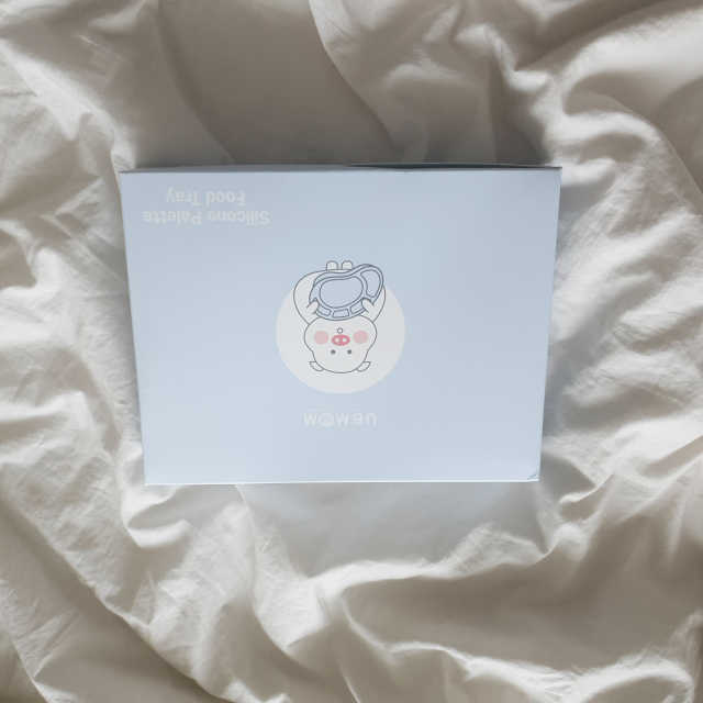 유비맘 캐릭터 실리콘 흡착 식판_색상 랜덤발송 리뷰 사진