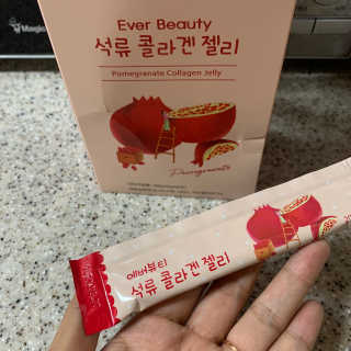365더건강 에버뷰티 석류콜라겐 젤리 — 3.5점을 준 리뷰어가 2020년 9월 올린 사용 사진