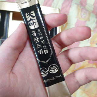 헬스업_천명진프리미엄홍삼스틱_10ml x 30포 — 5점을 준 리뷰어가 2020년 7월 올린 사용 사진