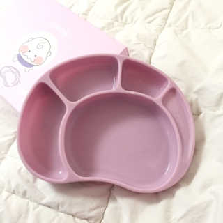 유비맘 캐릭터 실리콘 흡착 식판_색상 랜덤발송 — 5점을 준 리뷰어가 2020년 4월 올린 사용 사진
