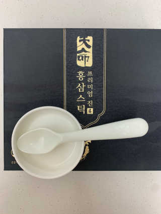 헬스업_천명진프리미엄홍삼스틱_10ml x 30포 — 3.5점을 준 리뷰어가 2020년 11월 올린 사용 사진