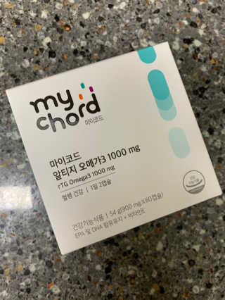 JW중외제약 마이코드 알티지 오메가3 1000 mg — 4점을 준 리뷰어가 2020년 7월 올린 사용 사진
