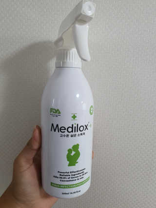 Medilox 메디록스 살균소독제_3종 500ml [택 1] — 5점을 준 리뷰어가 2020년 10월 올린 사용 사진