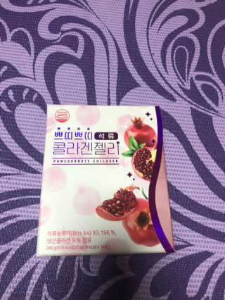 헬스업_쁘띠쁘띠석류콜라겐젤리_20g x 14포 — 4.5점을 준 리뷰어가 2020년 9월 올린 사용 사진