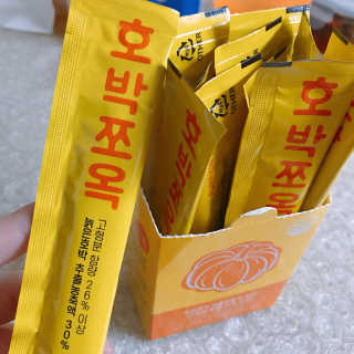 조은약초 국산 늙은 호박즙 호박쪼옥 젤리 20g x 15포 — 2점을 준 리뷰어가 2020년 7월 올린 사용 사진