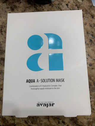 Avajar A-Solution 마스크 — 5점을 준 리뷰어가 2020년 11월 올린 사용 사진