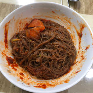 [해주냉면] 신천맛집 매운 비빔냉면 2인분 + 무절임 — 3점을 준 리뷰어가 2020년 5월 올린 사용 사진
