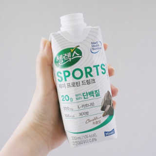 셀렉스스포츠 셀렉스 스포츠 드링크 초콜릿 _ 330ml x 12팩 — 5점을 준 리뷰어가 2020년 11월 올린 사용 사진