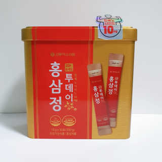 서울약사신협_투데이홍삼정_틴케이스_10g x 30포 — 5점을 준 리뷰어가 2020년 7월 올린 사용 사진