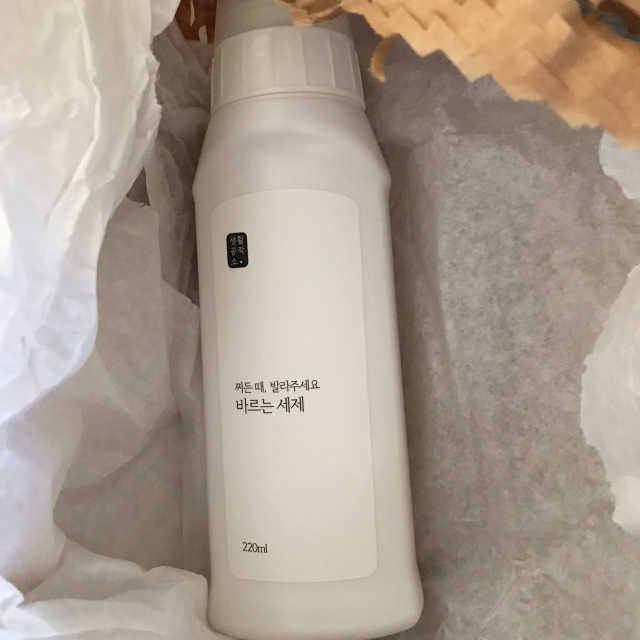 [생활공작소] 바르는 세제 220ml x 3입 리뷰 사진