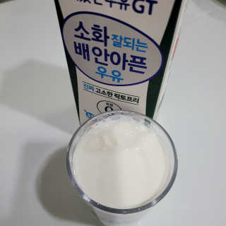 남양유업 맛있는우유GT 소화잘되는 배안아픈우유 3EA — 5점을 준 리뷰어가 2020년 10월 올린 사용 사진