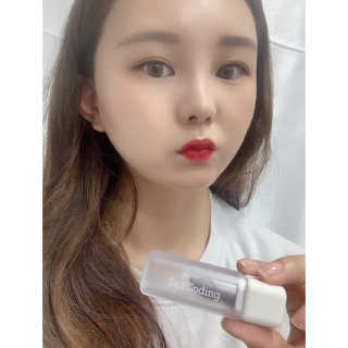 셀프코딩 코드 레드 소프트 립스틱 — 5점을 준 리뷰어가 2020년 7월 올린 사용 사진