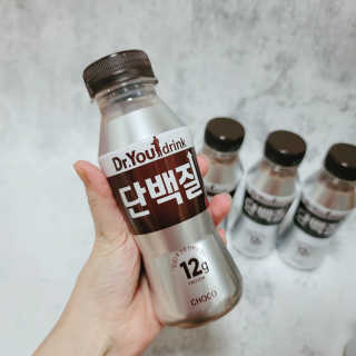 닥터유드링크 단백질 초코맛 and 바나나맛 — 5점을 준 리뷰어가 2020년 8월 올린 사용 사진