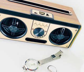 SEVIZ RETRO20W 레트로 블루투스 스피커 — 5점을 준 리뷰어가 2020년 7월 올린 사용 사진