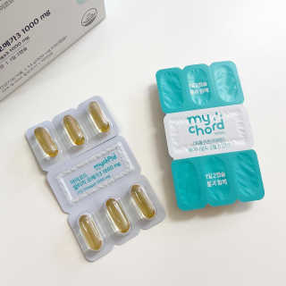 JW중외제약 마이코드 알티지 오메가3 1000 mg — 5점을 준 리뷰어가 2020년 9월 올린 사용 사진