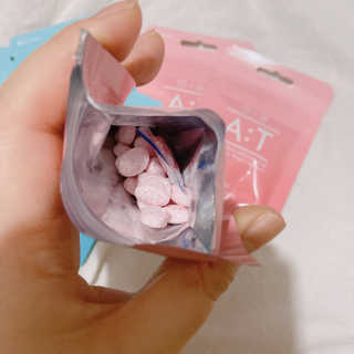 입 냄새 완화에 도움을 주는 에티켓 캔디 복숭아맛 앳캔디 — 5점을 준 리뷰어가 2020년 12월 올린 사용 사진