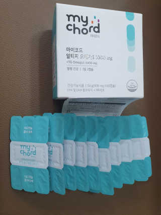 JW중외제약 마이코드 알티지 오메가3 1000 mg — 5점을 준 리뷰어가 2020년 10월 올린 사용 사진