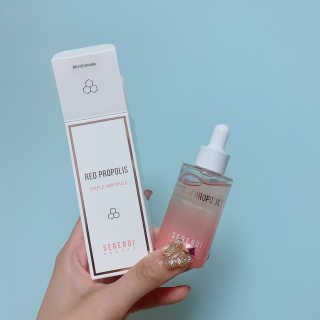 세렌디뷰티 레드 프로폴리스 트리플 앰플 — 3.5점을 준 리뷰어가 2020년 6월 올린 사용 사진