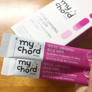 JW중외제약 마이코드 신바이오틱스 유산균 100억 — 4.5점을 준 리뷰어가 2020년 8월 올린 사용 사진