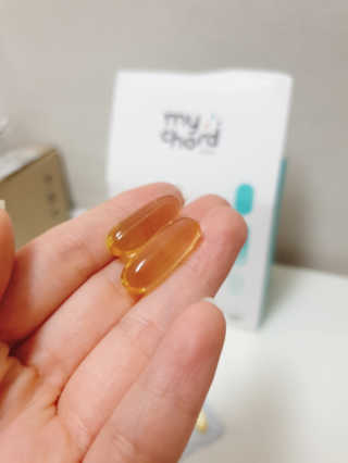 JW중외제약 마이코드 알티지 오메가3 1000 mg — 4점을 준 리뷰어가 2020년 8월 올린 사용 사진