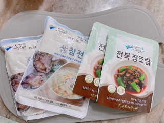 바다는다웰빙이다 완도사랑 전복죽 250g - 2팩 + 전복장조림 2팩 — 5점을 준 리뷰어가 2020년 11월 올린 사용 사진