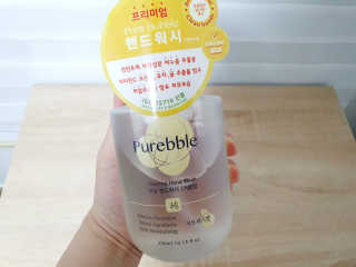 Purebble 당김없이 속촉촉_퓨어블 핸드워시 3종 [랜덤발송] — 4.5점을 준 리뷰어가 2020년 8월 올린 사용 사진