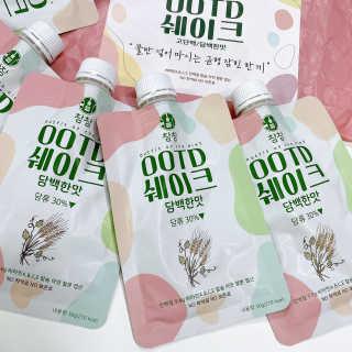 [꾸콤] 참참 OOTD쉐이크 담백한 일주일세트 50g x 5 — 5점을 준 리뷰어가 2020년 11월 올린 사용 사진