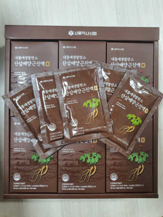 서울약사신협 약사신협_산삼배양근 진액_70ml x 30포 — 5점을 준 리뷰어가 2020년 9월 올린 사용 사진
