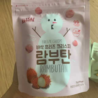 BASSAK 바삭 프리즈 크리스피 3종 — 4점을 준 리뷰어가 2020년 9월 올린 사용 사진