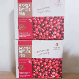 자연에온 몽모랑시 타트체리 착즙 100mL 10개입 2BOX — 5점을 준 리뷰어가 2020년 10월 올린 사용 사진