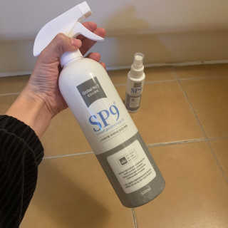SP9 스프레이형 프리미엄 살균소독제 500ml+100ml — 3점을 준 리뷰어가 2020년 11월 올린 사용 사진