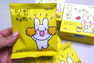 네이처오다 달칩 초코샌드 — 5점을 준 리뷰어가 2020년 5월 올린 사용 사진
