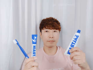 오래가는 개운함 솔트레인 그레이 솔트 덴탈케어 SET — 5점을 준 리뷰어가 2020년 10월 올린 사용 사진