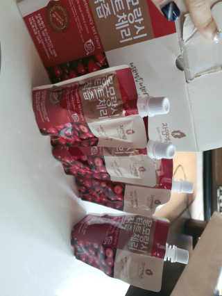자연에온 몽모랑시 타트체리 착즙 100mL 10개입 2BOX — 5점을 준 리뷰어가 2020년 9월 올린 사용 사진