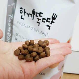 펫토리아 한끼뚝딱 프리미엄 강아지사료_그레인프리/면역력케어 — 5점을 준 리뷰어가 2020년 6월 올린 사용 사진