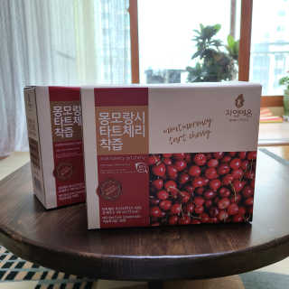 자연에온 몽모랑시 타트체리 착즙 100mL 10개입 2BOX — 5점을 준 리뷰어가 2020년 10월 올린 사용 사진
