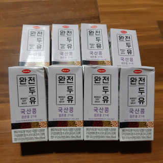 세상간단 완전푸드 [완전두유] 5종 — 5점을 준 리뷰어가 2020년 4월 올린 사용 사진
