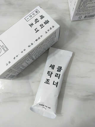 무디메이드 MUDI 세탁조 클리너 2세트 — 5점을 준 리뷰어가 2020년 5월 올린 사용 사진