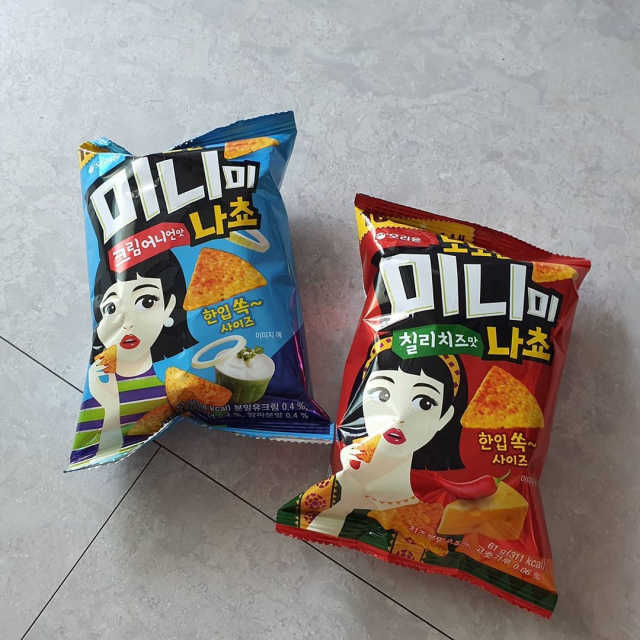 도도한 미니미 나쵸 2종 16봉지 리뷰 사진