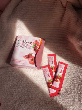 헬스업_쁘띠쁘띠석류콜라겐젤리_20g x 14포 — 5점을 준 리뷰어가 2020년 10월 올린 사용 사진