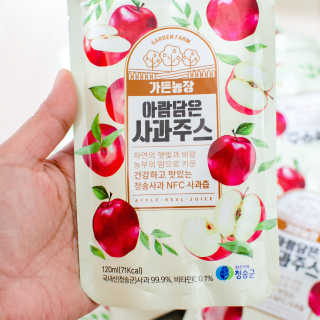 [가든농장]아람담은 사과주스 [가든농장] 아람담은 사과주스 120ml x 15포 — 5점을 준 리뷰어가 2020년 5월 올린 사용 사진