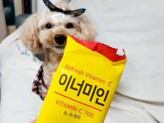 이너미인 VITAMIN-C 700 — 5점을 준 리뷰어가 2020년 8월 올린 사용 사진