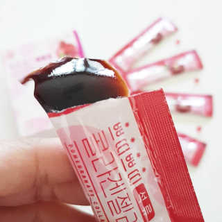 헬스업_쁘띠쁘띠석류콜라겐젤리_20g x 14포 — 5점을 준 리뷰어가 2020년 9월 올린 사용 사진
