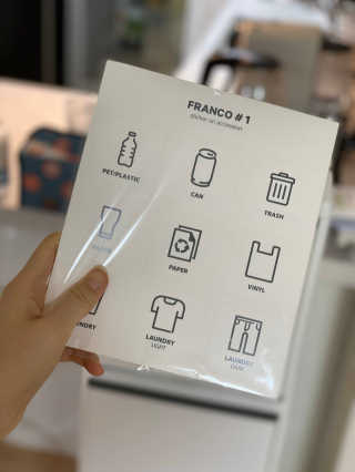 창신리빙 프랑코 스탠드 분리수거함 2단 / 3단 트윈형 — 5점을 준 리뷰어가 2020년 4월 올린 사용 사진