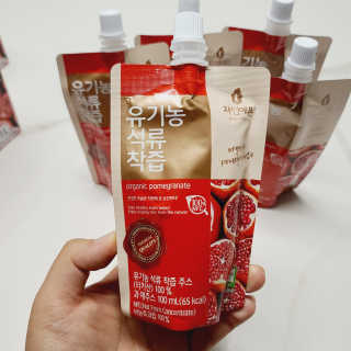자연에온 유기농 석류 착즙 100mL 10개입 2BOX — 5점을 준 리뷰어가 2020년 11월 올린 사용 사진